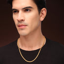 Alloy Gold-Plated Rope Twist Chain for Men