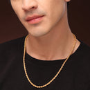 Set of 2 Alloy Gold Plated Chain For Men