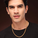 Gold-Plated Rope & Cuban Link Chain Combo for Men