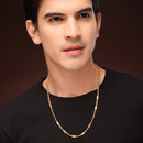 Alloy Gold-Plated Cuban Link Chain for Men