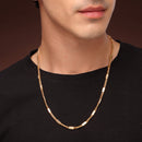 Alloy Gold-Plated Cuban Link Chain for Men