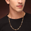 Men's Gold-Plated Fashion Chain Set of 2