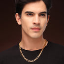 Alloy Gold-Plated Figaro Chain for Men
