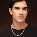 Premium Gold-Toned Chain Necklace Set for Men