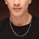 Designer Silver-Plated Chain Set for Men