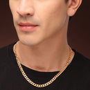 Classic Cuban Link & Rope Chain Necklace Combo for Men