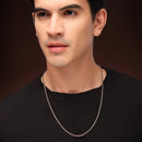 Designer Silver-Plated Chain Set for Men