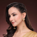 Gold Plated Ethnic Bell Ghungroo Kashmiri Earrings