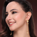 Gold Plated Festive Wear Ethnic Ghungroo Kashmiri Earrings