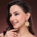 Gold Plated Maharani Style Ghungroo Ethnic Chandbali Earrings