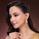 Gold Plated Ethnic Ghungroo Kashmiri Earrings for Girls