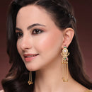 Gold Plated Ethnic Ghungroo Kashmiri Earrings for Girls