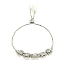 Rhodium Plated Silver Toned White American Diamond Studded Jewellery Sets Combo