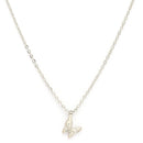 Rhodium Plated Silver Toned Pearl Infinity Butterfly Charm Pendant Set Of 5