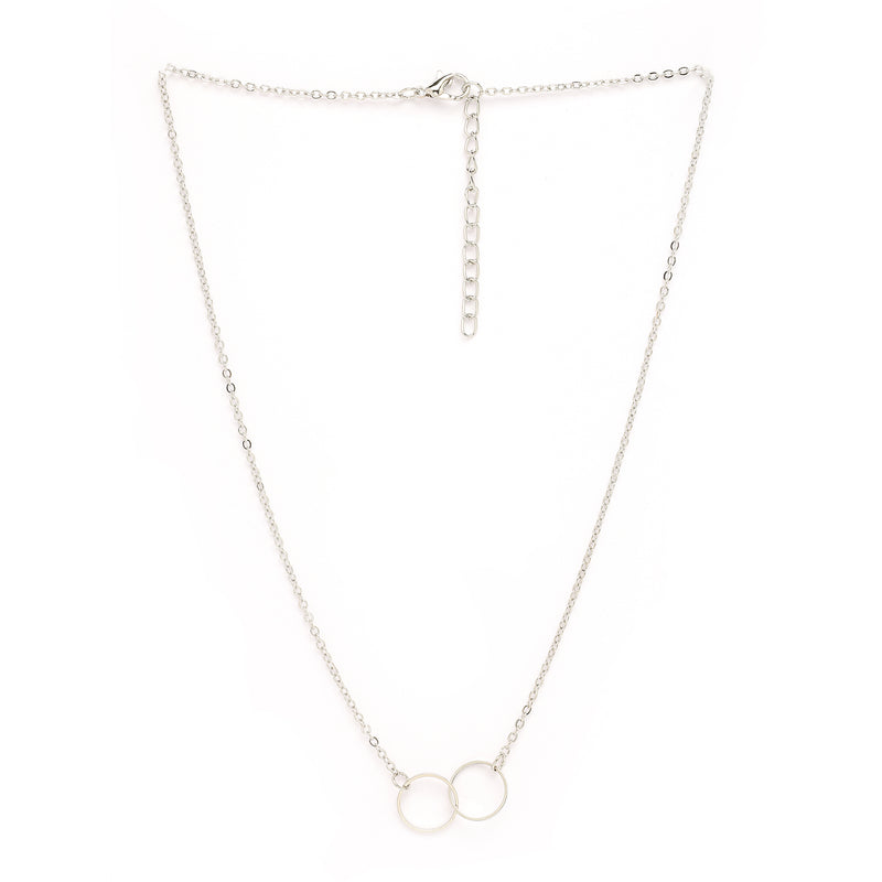 Rhodium Plated Silver Toned Pearl Infinity Butterfly Charm Pendant Set Of 5