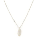 Rhodium Plated Silver Toned Pearl Infinity Butterfly Charm Pendant Set Of 5