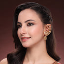 Gold Plated Peacock Shape Earrings