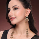 Gold Plated Ethnic Bridal Traditional Kashmiri Ghungroo Earrings
