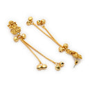 Gold Plated Festive Wear Ethnic Ghungroo Kashmiri Earrings