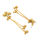 Gold Plated Traditional Ethnic Gold Ghungroo Kashmiri Earrings