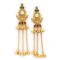 Gold Plated Ethnic Ghungroo Kashmiri Earrings for Girls