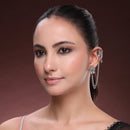 Vintage Silver Oxi Earrings