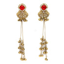 Gold Plated Ethnic Bridal Traditional Kashmiri Ghungroo Earrings