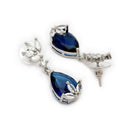 Sapphire Drop Earrings for Women