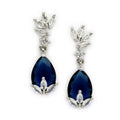 Sapphire Drop Earrings for Women