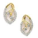 Elegant Leaf Shape Stud Earrings