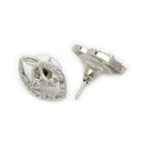 Floral Leaf Shape Stud Earrings