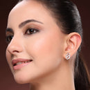 Floral Leaf Shape Stud Earrings