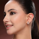 Elegant Leaf Shape Stud Earrings