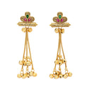 Gold Plated Ethnic Bell Ghungroo Kashmiri Earrings