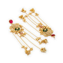 Lightweight Gold Plated Ethnic Ghungroo Kashmiri Earrings