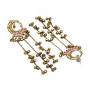 Gold Plated Ethnic Indian Traditional Ghungroo Kashmiri Earrings