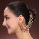 Traditional Pearl Beaded Earrings