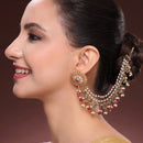 Traditional Pearl Beaded Earrings