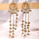 Gold Plated Ethnic Indian Traditional Ghungroo Kashmiri Earrings