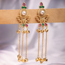 Gold Plated Ethnic Ghungroo Kashmiri Earrings for Girls