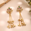 Gold Plated Ethnic Bell Ghungroo Kashmiri Earrings