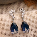 Sapphire Drop Earrings for Women