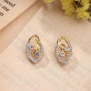 Elegant Leaf Shape Stud Earrings