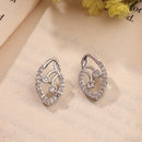 Floral Leaf Shape Stud Earrings