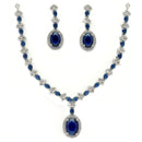 Oval Pendant Necklace Set