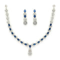 Elara Rhodium Necklace Set