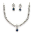 Sapphire Blue Necklace Set