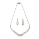 American Diamond White Necklace Set