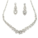American Diamond White Necklace Set