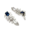 Sapphire Blue Stone Necklace Set